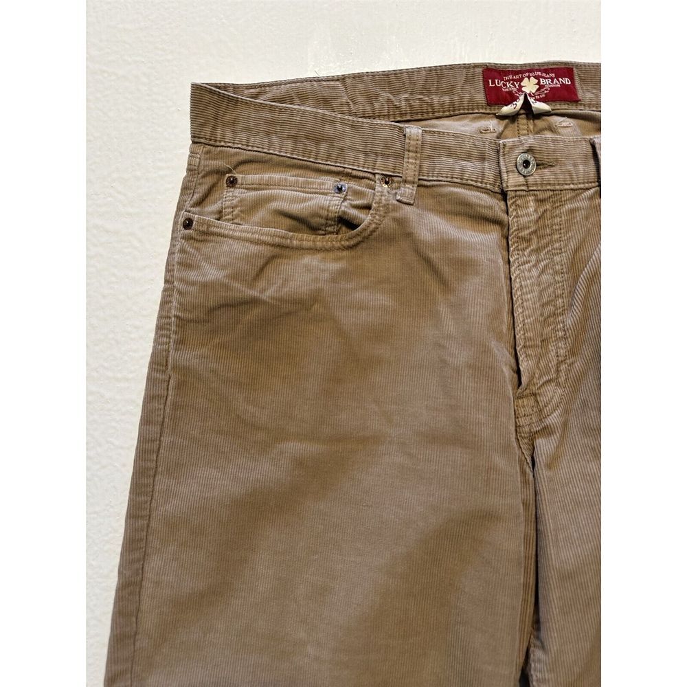 Lucky Brand 38 x 30 361 Vintage Straight Khaki 100%‎ Cotton Corduroy Jeans - Picture 3 of 8